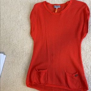 Orange sweater